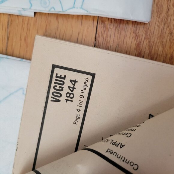 Little Vogue Toddlers Transfer Togs Sewing Pattern 1844 Size 4 Vintage Set - Picture 5 of 12